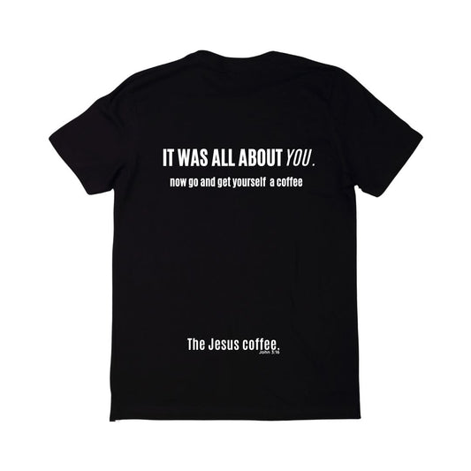 WAKE UP TO GRACE - BLACK T-SHIRT